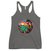 Dead Head Thru Hiker Summit Sunset Women's Racerback Tank Top